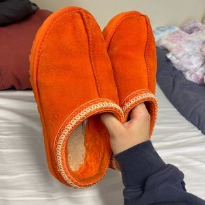 Limited edition orange UGG slippers